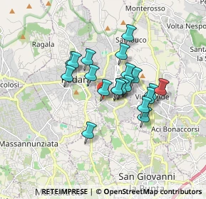 Mappa Via Palmiro Togliatti, 95039 Trecastagni CT, Italia (1.4245)