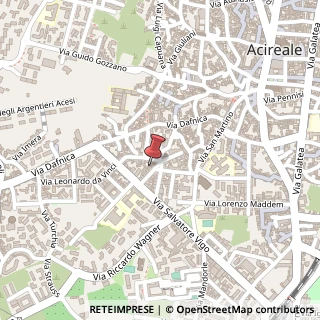 Mappa Via rossini gioacchino 30, 95024 Acireale, Catania (Sicilia)