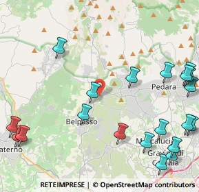 Mappa Strada Vicinale Piscitello, 95032 Belpasso CT, Italia (6.692)