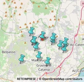 Mappa Via Padre Pio, 95030 Pedara CT, Italia (3.39462)