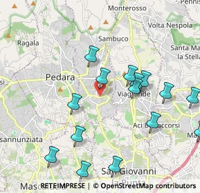 Mappa Via Amerigo Vespucci, 95039 Trecastagni CT, Italia (2.47533)