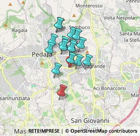 Mappa Via Amerigo Vespucci, 95039 Trecastagni CT, Italia (1.28938)