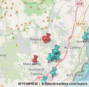 Mappa Via Amerigo Vespucci, 95039 Trecastagni CT, Italia (4.49)