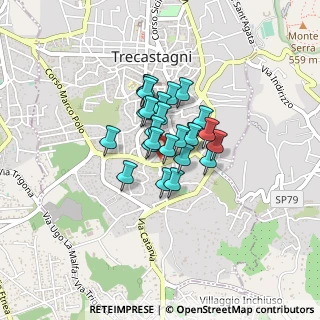 Mappa Via Amerigo Vespucci, 95039 Trecastagni CT, Italia (0.276)