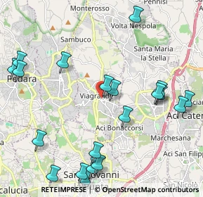 Mappa Via Roma, 95029 Viagrande CT, Italia (2.937)