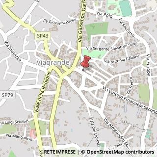 Mappa Piazza Urna, 5, 95029 Viagrande, Catania (Sicilia)
