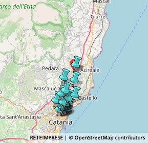 Mappa Via Gaetano Donizetti, 95025 Aci Sant'Antonio CT, Italia (8.712)