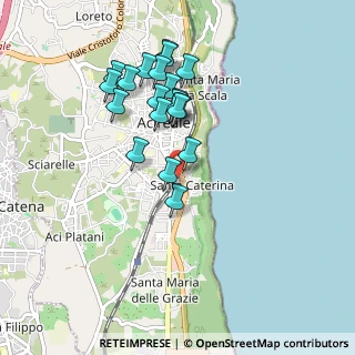 Mappa Via Santa Caterina, 95024 Acireale CT, Italia (0.9405)