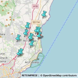 Mappa Via Santa Caterina, 95024 Acireale CT, Italia (3.52917)
