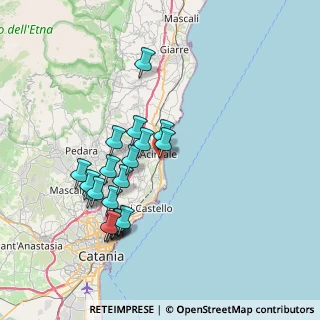 Mappa Via Santa Caterina, 95024 Acireale CT, Italia (8.132)