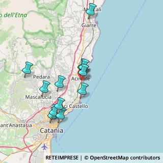 Mappa Via Santa Caterina, 95024 Acireale CT, Italia (7.62)