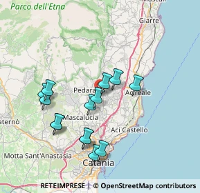 Mappa Via Luigi Scuderi, 95029 Viagrande CT, Italia (7.89143)