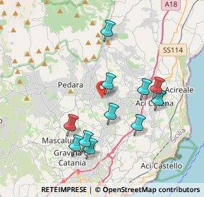 Mappa Via Luigi Scuderi, 95029 Viagrande CT, Italia (4.07909)