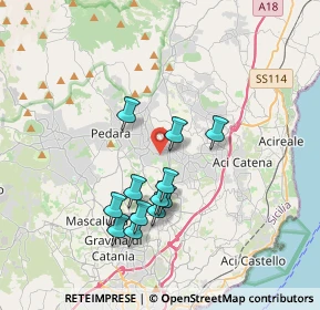 Mappa Via Luigi Scuderi, 95029 Viagrande CT, Italia (3.58167)