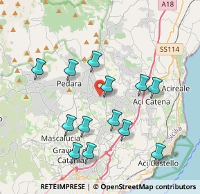 Mappa Via Luigi Scuderi, 95029 Viagrande CT, Italia (4.28538)