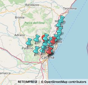 Mappa Via delle Ginestre, 95030 Pedara CT, Italia (9.92444)