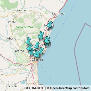Mappa Via Scaccianoce, 95024 Acireale CT, Italia (9.522)
