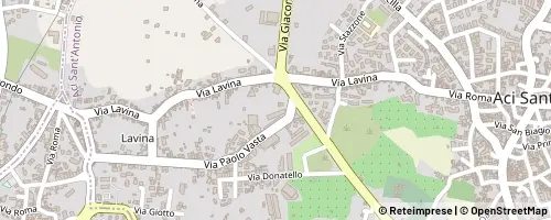 Mappa Aci Sant'Antonio