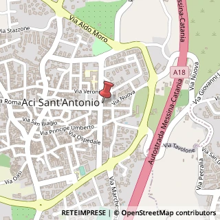 Mappa Via Vittorio Emanuele, 69, 95025 Aci Sant'Antonio, Catania (Sicilia)