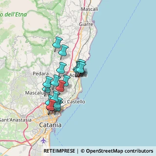 Mappa Via SS. Crocifisso, 95024 Acireale CT, Italia (6.53632)