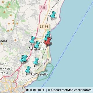 Mappa Via SS. Crocifisso, 95024 Acireale CT, Italia (3.46727)