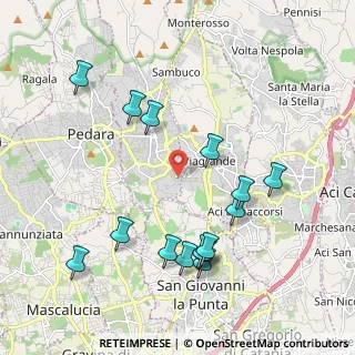 Mappa Via Fratelli Rosselli, 95039 Trecastagni CT, Italia (2.45)