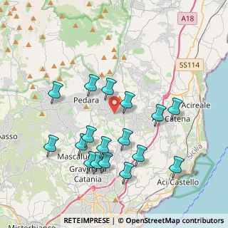 Mappa Via Fratelli Rosselli, 95039 Trecastagni CT, Italia (4.46882)