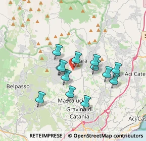 Mappa Via del Giacinto, 95030 Pedara CT, Italia (3.28692)