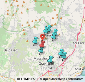 Mappa Via del Giacinto, 95030 Pedara CT, Italia (3.22364)