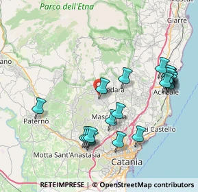 Mappa Via del Bosco, 95030 Nicolosi CT, Italia (9.721)