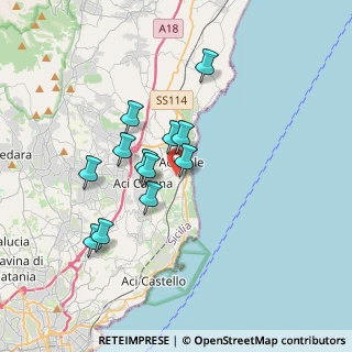 Mappa Via Mariano Panebianco, 95024 Acireale CT, Italia (3.25583)