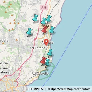Mappa Via Mariano Panebianco, 95024 Acireale CT, Italia (3.92727)