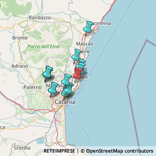 Mappa Via Mariano Panebianco, 95024 Acireale CT, Italia (11.58)
