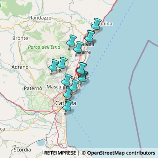 Mappa Via Mariano Panebianco, 95024 Acireale CT, Italia (11.51)