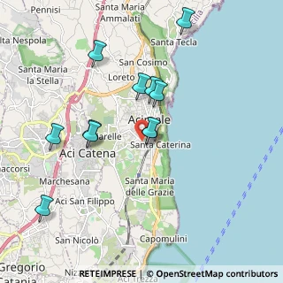 Mappa Via Mariano Panebianco, 95024 Acireale CT, Italia (2.05182)