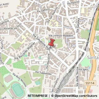 Mappa Via Salvatore Vigo, 72, 95024 Acireale, Catania (Sicilia)