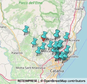 Mappa Via della Salvia, 95030 Mascalucia CT, Italia (7.0025)