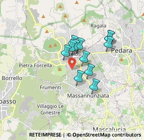Mappa Via della Salvia, 95030 Mascalucia CT, Italia (1.4025)
