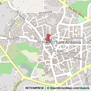 Mappa Via Roma, 51, 95025 Aci Sant'Antonio, Catania (Sicilia)