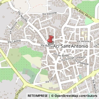 Mappa Via Roma, 64, 95025 Aci Sant'Antonio, Catania (Sicilia)