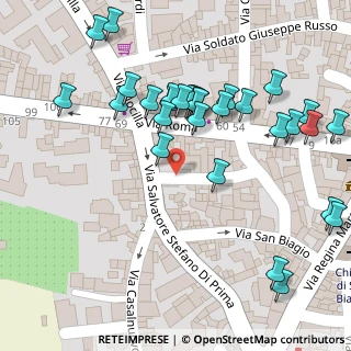 Mappa Via Casalnuovo, 95025 Aci Sant'Antonio CT, Italia (0.08167)