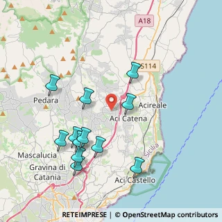Mappa Via Guglielmo Marconi, 95025 Aci Sant'antonio CT, Italia (4.58)