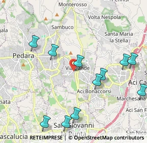 Mappa Via Sottotenente Scuderi, 95039 Viagrande CT, Italia (2.64818)