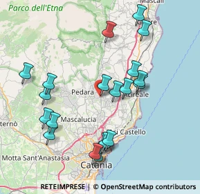 Mappa Via Sottotenente Scuderi, 95039 Viagrande CT, Italia (9.158)