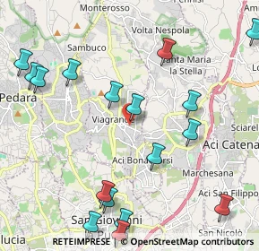 Mappa Via Vittorio Emanuele, 95029 Viagrande CT, Italia (2.94412)