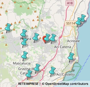 Mappa Via Vittorio Emanuele, 95029 Viagrande CT, Italia (5.46929)