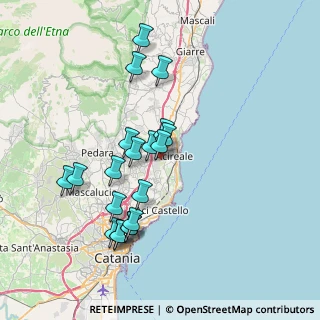 Mappa Via Garofalo, 95024 Acireale CT, Italia (8.0555)