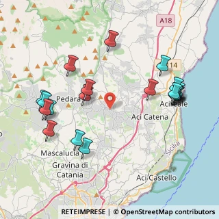 Mappa Via Guglielmo Marconi, 95039 Viagrande CT, Italia (5.1335)