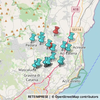 Mappa Via Guglielmo Marconi, 95039 Viagrande CT, Italia (3.161)