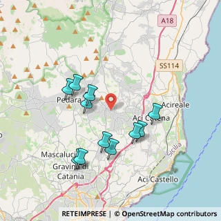 Mappa Via Guglielmo Marconi, 95039 Viagrande CT, Italia (3.94455)
